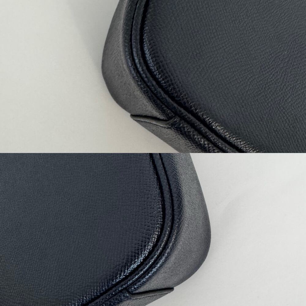 Coach Perry Slim Structured Briefcase Laptop Bag Blue Crossgrain Leather F59057 - Picture 11 of 16